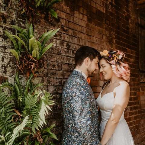 Colourful Bird-Themed Festival Wedding Where EVERYTHING was DIY (47)