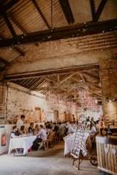 Colourful Bird-Themed Festival Wedding Where EVERYTHING was DIY (53)