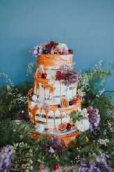 Laid Back Woodland Wedding with an Embroidered Floral Dress (1)