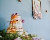 Laid Back Woodland Wedding with an Embroidered Floral Dress (10)