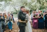 Laid Back Woodland Wedding with an Embroidered Floral Dress (19)