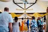Laidback Pride Themed Barn Wedding with Trinidadian Feast and Colourful Bridal Suits (28)