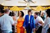 Laidback Pride Themed Barn Wedding with Trinidadian Feast and Colourful Bridal Suits (30)