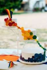 Laidback Pride Themed Barn Wedding with Trinidadian Feast and Colourful Bridal Suits (56)