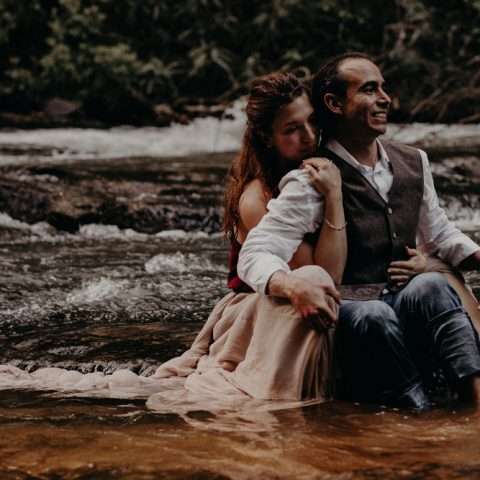 Nature Inspired Meadow Wedding with Skinny-Dipping! (56)