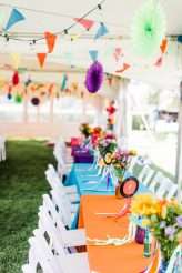 Radiate Positivity A Colourful Bonnaroo Music Festival Inspired 4th July Wedding (30)