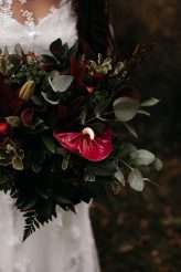 Romantic Moody Autumnal Woodland Wedding 24