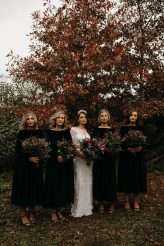 Romantic Moody Autumnal Woodland Wedding 27
