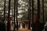 Romantic Moody Autumnal Woodland Wedding 46