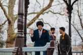 colourful brixton bandstand school hall london wedding 14