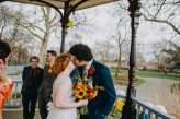 colourful brixton bandstand school hall london wedding 15