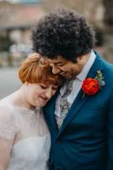 colourful brixton bandstand school hall london wedding 32