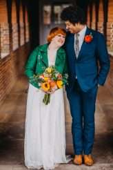 colourful brixton bandstand school hall london wedding 53