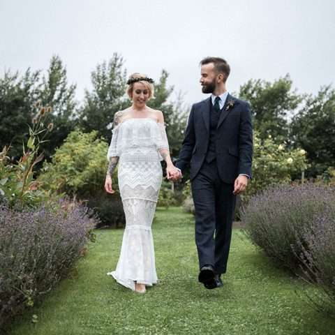 Boho Glasshouse Midsummer Nights Dream Wedding 37