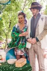 Boho Hippy Festival Wedding with a Shamanic Ceremony (31)