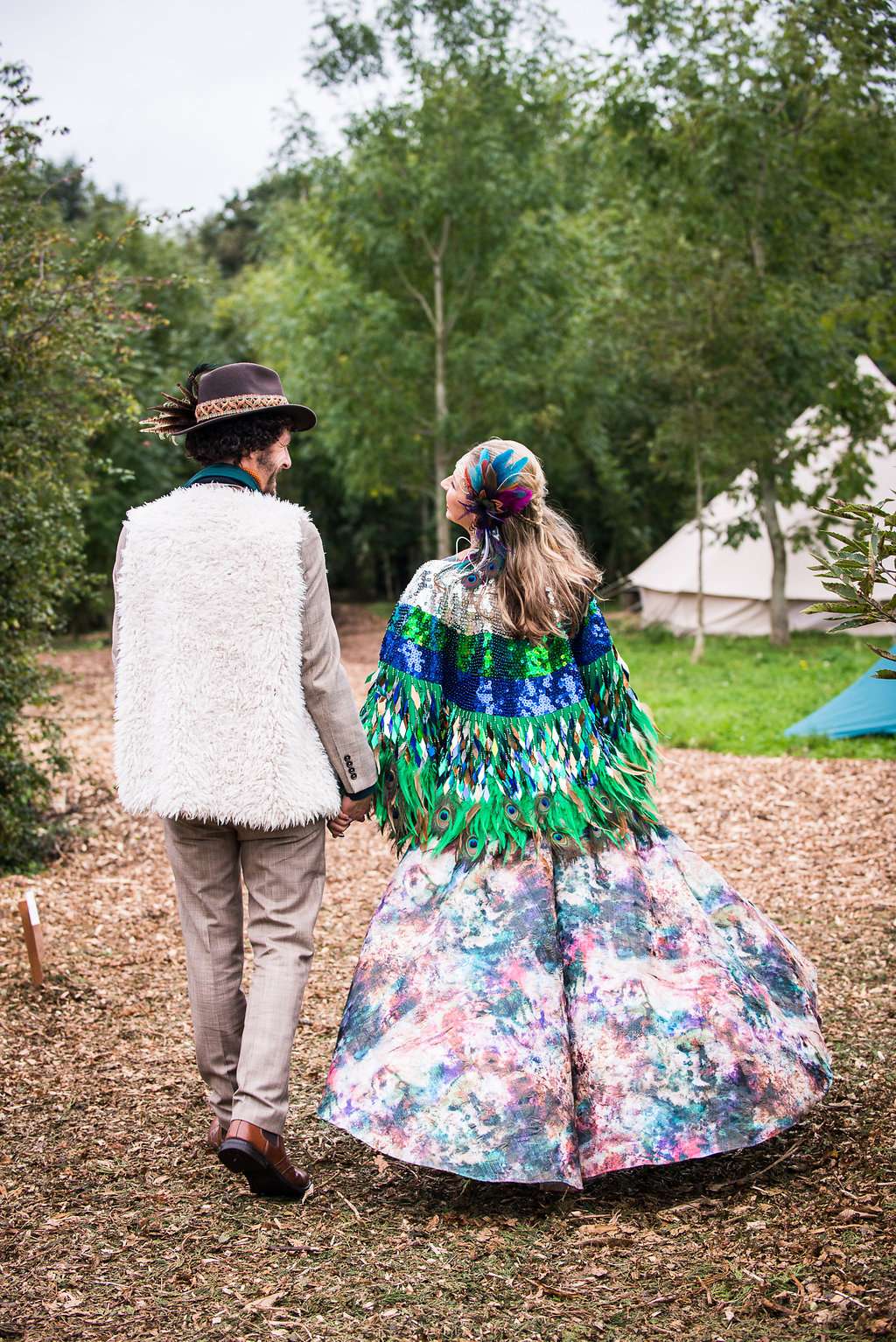 Boho Hippy Festival Wedding with a Shamanic Ceremony · Rock n Roll