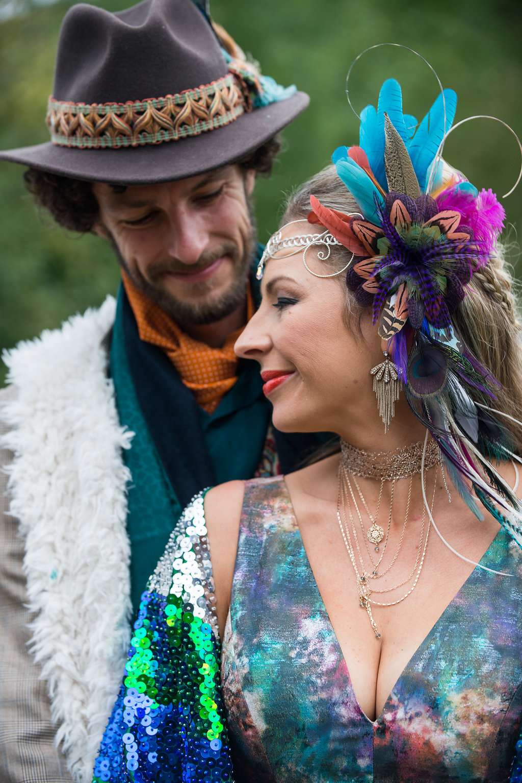 Boho Hippy Festival Wedding with a Shamanic Ceremony · Rock n Roll