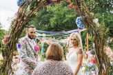 Botanical Rainbow Summer Festival Wedding (36)