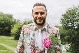 Botanical Rainbow Summer Festival Wedding (5)