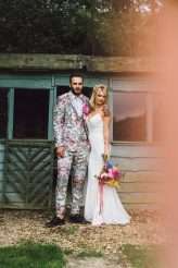 Botanical Rainbow Summer Festival Wedding (62)