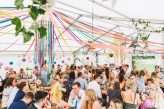 Botanical Rainbow Summer Festival Wedding (71)
