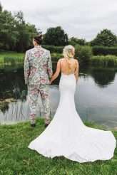 Botanical Rainbow Summer Festival Wedding (80)