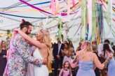 Botanical Rainbow Summer Festival Wedding (85)