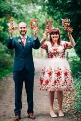 Colourful Road Dahl Bee Themed Wedding 75