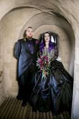 Halloween Gothic Medieval Viking Wedding 61