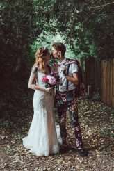 Rustic Woodland Rock n Roll Vegan Wedding 1