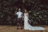 Rustic Woodland Rock n Roll Vegan Wedding 29