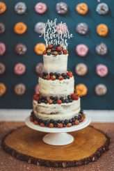 Rustic Woodland Rock n Roll Vegan Wedding 33