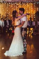 Rustic Woodland Rock n Roll Vegan Wedding 55