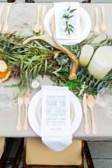 Southern Lodge Wedding with Modern Bohemian Styling & The Guests All in White (10)