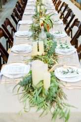 Southern Lodge Wedding with Modern Bohemian Styling & The Guests All in White (12)