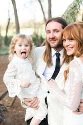 Southern Lodge Wedding with Modern Bohemian Styling & The Guests All in White (33)