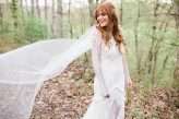 Southern Lodge Wedding with Modern Bohemian Styling & The Guests All in White (42)