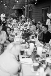 Southern Lodge Wedding with Modern Bohemian Styling & The Guests All in White (55)