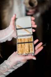 Southern Lodge Wedding with Modern Bohemian Styling & The Guests All in White (59)