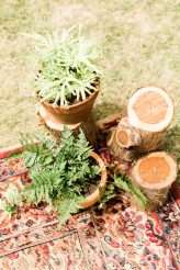 Southern Lodge Wedding with Modern Bohemian Styling & The Guests All in White (6)