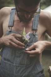 A Pot Luck Woodland Wedding with the Groom in Dungarees! (12)