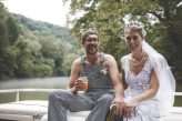 A Pot Luck Woodland Wedding with the Groom in Dungarees! (22)