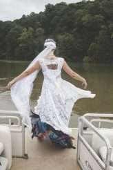 A Pot Luck Woodland Wedding with the Groom in Dungarees! (27)