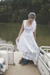 A Pot Luck Woodland Wedding with the Groom in Dungarees! (28)