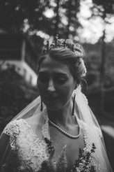 A Pot Luck Woodland Wedding with the Groom in Dungarees! (35)