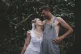 A Pot Luck Woodland Wedding with the Groom in Dungarees! (38)