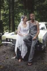 A Pot Luck Woodland Wedding with the Groom in Dungarees! (44)