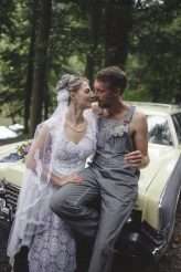 A Pot Luck Woodland Wedding with the Groom in Dungarees! (46)