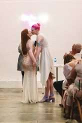 All-The-Colours Hackney Warehouse Wedding with a McDonald’s Wedding Breakfast! (34)