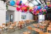 All-The-Colours Hackney Warehouse Wedding with a McDonald’s Wedding Breakfast! (7)